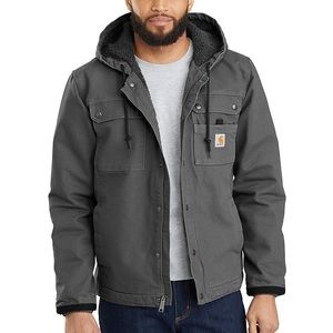 Like new! Carhartt Relaxed Fit Washed Duck Sherpa-Lined Utility Jacket